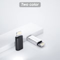 Pikkukuva 3 / 5: Micro USB -naaras Lightning-uros lataussovitin (3 kpl) Android-latauskaapeliporttiliitin yhteensopiva iPhone/iPad-latausjohdon datamuunnin...