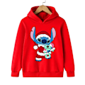 Pikkukuva 1 / 5: Rolig 90-luvun Joulu Stitch Huppari Lasten Vaatteet Sarjakuva Vaatteet Tytöt Pojat Lilo ja Stitch Collegepaita Huppari Vauvan Rento Toppi 59028 59028 59028 140CM