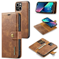Miniatyrbillede 1 af 5: DG.MING iPhone 15 Plus 2i1 Magnet Etui / Skal Brun