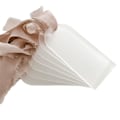 Miniatyrbild 1 av 5: 10 st Frostat Akryl Bröllop Tomma Platskort Transparent Båge Presentetikett Namnskylt Bordsplacering DIY Markera Plats för Fest
