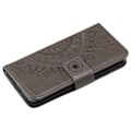 Miniatyrbillede 5 af 5: iPhone 6/6S - Mandala Læder Etui - Grå Grey Grå
