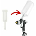 Miniatyrbilde 4 av 4: 10 stk fargefilter Gravitasjonsfilter Engangssprayfilter Gravitasjonsfilter universelt finmaskfilter 1,1*3,6 cm