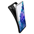 Miniatyrbild 2 av 5: Samsung Galaxy S20 FE - Spigen Rugged Armor - Matt Svart