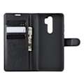 Miniatyrbillede 4 af 5: Xiaomi Redmi Note 8 Pro - Litchi Pung Etui - Sort Sort Sort