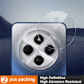 Miniatyrbild 2 av 5: IMAK Xiaomi Redmi 14C 2-PACK Linsskydd Härdat Glas Transparent