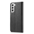 Pikkukuva 3 / 5: Samsung Galaxy S21 Plus - LC.IMEEKE Nahkakotelo - Musta Black Musta
