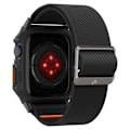 Pikkukuva 2 / 5: Spigen Apple Watch 44/45 mm Kuori/Ranneke Lite Fit 'Pro' Matt Musta