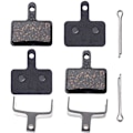 Pikkukuva 1 / 5: Pyörän jarrupalat, Best Tek -levyjarrrupalat Shimano M315 M355 M515 M525 C501 C601 M375 M395 M415 M416 M446 M465 M475 M485 M486 -malleihin ja varaosiksi (2 paria)