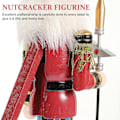Miniatyrbillede 2 af 3: Jule Nøddeknækker Ornament Nøddeknækker Figurer Nøddeknækker Statue Julebords Ornament