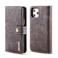 Pikkukuva 2 / 5: iPhone 11 Pro Max - DG.MING Lompakkokotelo/Magneettikuori - Harmaa Grey Harmaa