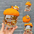 Miniatyrbild 1 av 5: Ny Starbucks Mugg med Lock Höst Ekorre Räv Dubbelväggig Glaskaffe Mugg 8oz