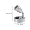 Miniatyrbillede 2 af 4: 1 stk. Multifunktionel LED Væglampe Butiksspotlights Læselampe til Hjemmet