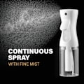 Miniatyrbild 4 av 5: 2-pack Continuous Spray Bottles - Ultrafin Mist Sprayer Vattensprayflaska för Hårsprayflaskor för Hårstyling, Rengöring