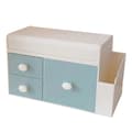 Seablue Decorative Desktop Storage Box with Drawer for Skincare & Small Items