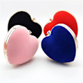 Miniatyrbilde 5 av 5: Hjerteformet Håndveske Dame Mote Sminkeveske Kveldsveske Clutch Håndveske Elegant