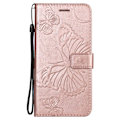 Pikkukuva 2 / 5: Samsung Galaxy S21 - Butterfly Nahkakotelo - Ruusukulta Ruusukulta Ruusukulta