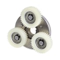Miniatyrbild 1 av 5: 36T Planetväxel med Koppling Del Solid Set Kit för Bafang Motor Ebike Nylonväxel Vit Hhh