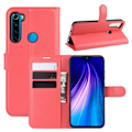 Pikkukuva 1 / 5: Xiaomi Redmi Note 8T - Litsi Lompakkokotelo - Punainen Punainen Punainen