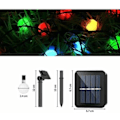 Miniatyrbild 5 av 5: Soldriven LED-ljusslinga (30 flerfärgade lampor)