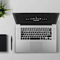 Miniatyrbillede 2 af 3: 10 stk. Universal Fremmedsprogs Tastatur Klistermærker Tastaturbeskytter PC Layout