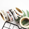 Miniatyrbillede 2 af 3: 6 stk. Dekorativt Washi Tape Hobbysæt Maskeringstape Halloween Tema til Scrapbøger DIY Håndværk Gaveindpakning