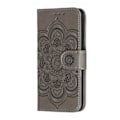 Pikkukuva 3 / 5: iPhone 7/8/SE (2020/2022) - Mandala Lompakkokotelo - Harmaa