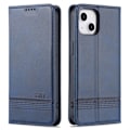 Miniatyrbillede 2 af 5: AZNS iPhone 14 Flip Læder Etui Blå