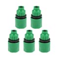{PL}Snabbkoppling Slangadapter Koppling 8mm Innerdiameter Slangrör för Trädgårdsbevattningssystem 5-pack