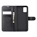 Miniatyrbillede 3 af 5: Samsung Galaxy A51 - Litchi Pung Etui - Sort Black Sort
