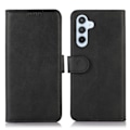 Miniatyrbillede 1 af 5: Samsung Galaxy A25 5G Etui Læder Sort