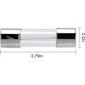 Miniatyrbillede 2 af 2: 10 stk. F5AL hurtigvirkende sikring 5A 250V glasrørssikringer 5 x 20 mm (5amp) (F5A) (F5A)
