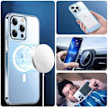 Miniatyrbillede 4 af 5: Tech-Protect Galaxy S22 Cover FlexAir Hybrid MagSafe Klar