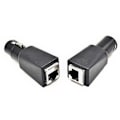 Miniatyrbillede 3 af 5: 1 par DMX til RJ45-stik RJ45 Ethernet til 5-benet XLR Hun & Han Adapter kompatibel med Audio Video