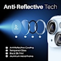 Miniatyrbilde 4 av 5: NORTHJO iPhone 15/15 Plus/14/14 Plus Linsebeskyttelse 3-PACK Blå