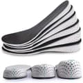 Fuld længde 2 cm Memory Foam indersål, øget højde usynlig hælhævende indlægssål