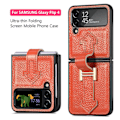 Pikkukuva 3 / 4: Aitoa nahkaa oleva suojakotelo, yhteensopiva Galaxy Z Flip4 5g:n kanssa