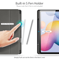 Miniatyrbillede 3 af 5: Samsung Galaxy Tab S6 Lite - DUX DUCIS Domo Tri-Fold Cover - Sort Sort Sort