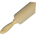 Miniatyrbillede 3 af 5: 35 cm lang enkel rullepind bage rullepind træ rullepind butik rullepind træ