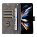 Miniatyrbillede 2 af 5: Galaxy Z Fold 6 Etui RFID Læder Sort