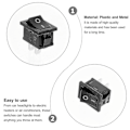 Miniatyrbild 3 av 3: 10 st Båtswitch Mini Rocker Liten Switch Upplyst Switch Tryckknapp Ys Switch The Switch