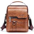 Miniatyrbillede 1 af 5: Herre Crossbody Tasker Rejsetaske Messenger Taske Læder Skuldertaske Sling Vintage Vandtæt Lille Taske Egnet til Fritid, Festivaler og Rejser.