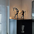 Miniatyrbilde 1 av 4: Dekorativ Statue Hest Metall Tredimensjonal Ajour Adonis Hesteskulptur