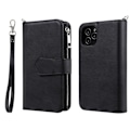 Miniatyrbillede 2 af 5: iPhone 12 / 12 Pro - 2in1 Magnetisk Skal / Pung Etui - Sort Black Sort