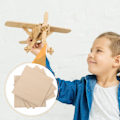 Miniatyrbillede 2 af 2: 10 stk. DIY Blank Træplanker Ubehandlede Træplader Træplankematerialer