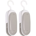 Miniatyrbilde 1 av 5: 2PKT Mini Poseforsegler, Bærbar Varme Vakuumforsegler Plastforsegler, 2 i 1 Mini Matforsegler