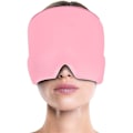 Miniatyrbild 1 av 4: Formbeständig Gel-Is Huvudvärk/Migränlindrande Hatt, Kylterapi Migränlindrande Mask, Bekväm & Stretchbar Isförpackning Ögonmask för Svullna Ögon, Te