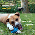Miniatyrbild 4 av 5: Squeaky Dog Toys for Aggressive Chewers: Rubber Puppy Ball with Squeaker
