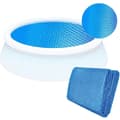 {PL}Solvarme til swimmingpool over jorden, rund pool, varmeisolerende tæppe til svømning