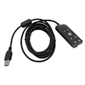 Pikkukuva 3 / 4: USB - 3,5 mm:n Jack Äänikorttisovitin Kuuloke- ja Mikrofoniliitännöillä Kingston HyperX Cloud II:lle