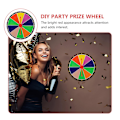 Miniatyrbilde 2 av 3: DIY Festpremiehjul Lotterihjul Lykkehjul DIY Spillhjul Rekvisitt for Fest Utdanning